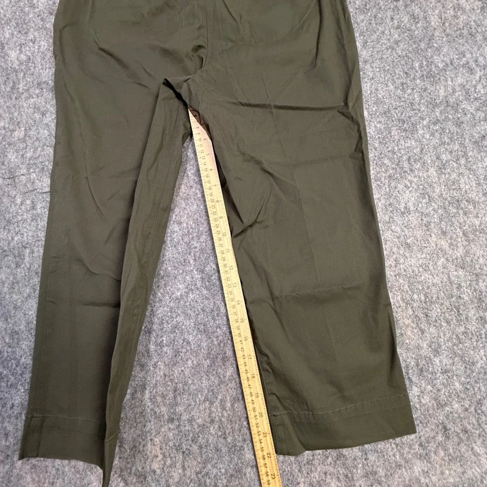 Talbots‎ Chino Petite Ankle Pants Olive Green 10P New With Tags
